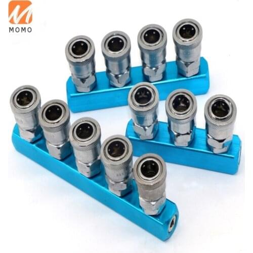 SYD1186-16 SCIENT C type quick joint multi-line air exhaust air distributor base Air Manifold Block