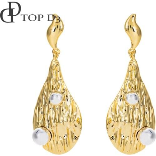 Top d3 Gold Drop Earring Ethiopian/Nigeria/Kenya /Ghana Gold Dubai India African Arab Middle Eastern Jewelry Mom girl Gift
