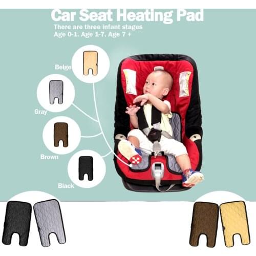 RRX 12V Universal Baby Car Seat Cover Warm Seat Heating Baby Electric Seat Heating Pad Auto Heated Cushion Trim car accessories
