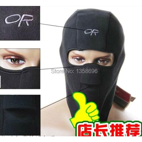 High-quality 1 pcs Outdoor hat OR WINDSTOPPER cap (BK) ski mask cap hunting cap Winter cap fishing hat