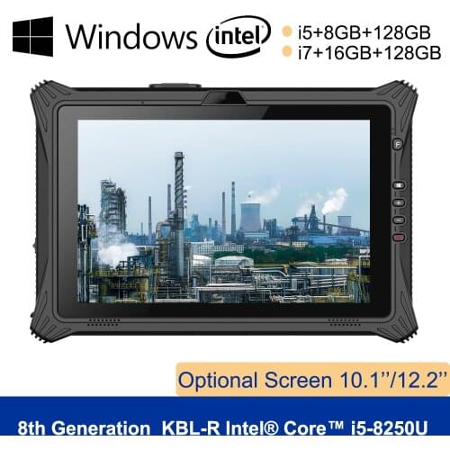 High-end i5 i7 CPU Tablet PC Rugged Industrial Computer Tablet PC With Barcode Scanner NFC RFID Tablets Customize RJ45 DB9 Ports