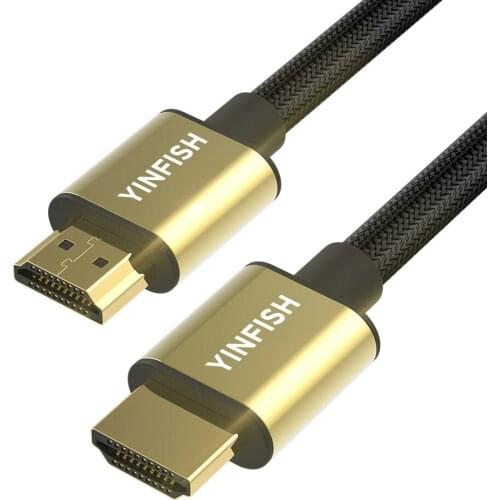 YINFISH HDMI-Compatiable 2.1 Cable for PS5 RTX 3080 HDMI Cable 8K/60Hz 4K/120Hz 48Gbps HD Cables 8K for Xbox Series X RTX3070