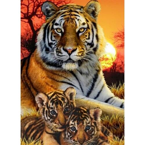 Animals Tiger Diamond Painting Diamond Embroidery 5D Diy Full Square Diamond Mosaic Diamond Paint Daimond Painting Gift 8K428