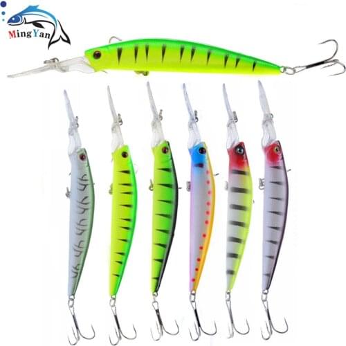 1pcs Minnow Fishing Lure 14.5cm 15.5g Crankbait Artificial Hard Bait Fly Fishing Tackle Plastic Fish Wobbler Pesca Japan