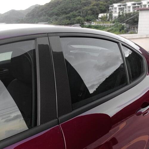 2017-2022 Alfa Romeo Giulia 952 Stelvio 949 car window trim door BC pillar decoration accessories real carbon fiber exterior