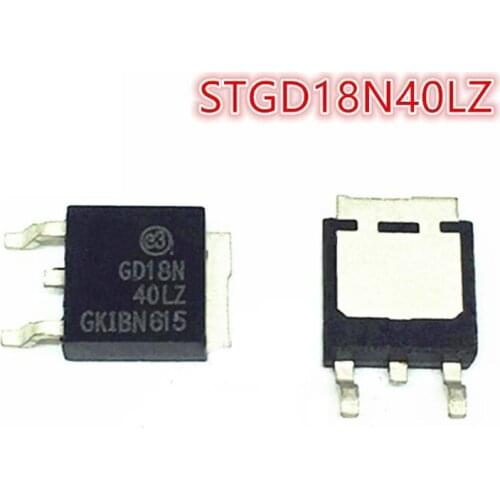 10pcs STGD18N40LZT4 TO252 GD18N40LZ IGBT STGD18N40LZ TO-252 GD18N 40LZ