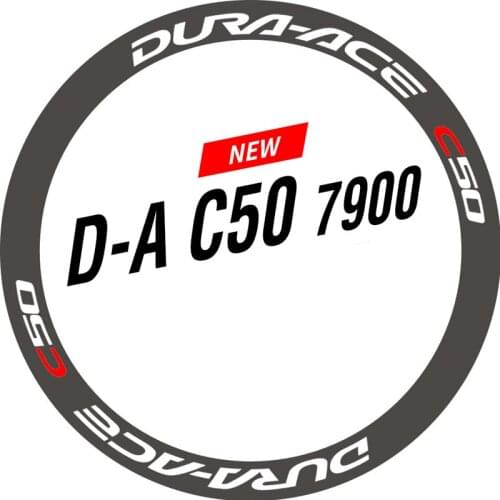 700C 50mm rim sticker Road bicycle stickers cycle road wheels decal for DA C50 7900