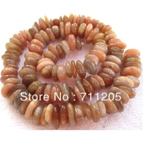 9-11mm Natural Sunstone Freeform loose beads 15",Min. Order is $10,we provide mixed wholesale for all items