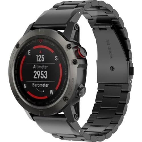 Quick-Fit Metal Watch band for Garmin Fenix 6X pro 5 6 3 HR 5X plus 6 pro Forerunner 935/945 D2 Bravo strap 22mm/26mm wristbelt