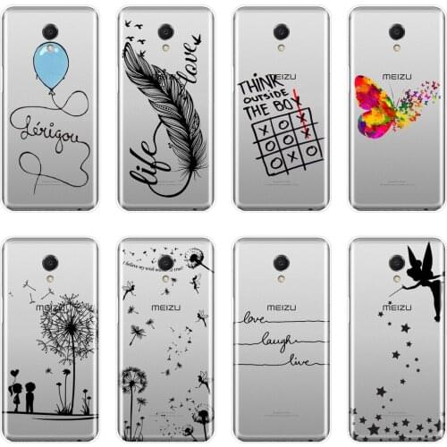 Case For Meizu M6 M6S M6T M5 M5C M5S M3 M3S M2 Quote Tinker Bell Soft Silicone Back Cover For Meizu M6 M5 M3 M2 Note Phone Case
