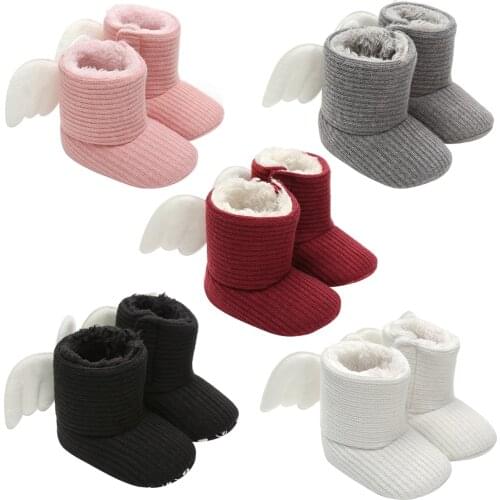 Baby Winter Booties for kids Newborn Warm Gifts Baby Cute Crib Shoes Little Kids Lovely Snow Boots 0-18Months