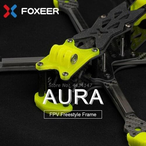 Foxeer Aura 220mm T700 5inch Carbon Fiber Freestyle Frame 5mm Arm Support Foxeer Camera Vista for RC FPV Freestyle Racing Drone