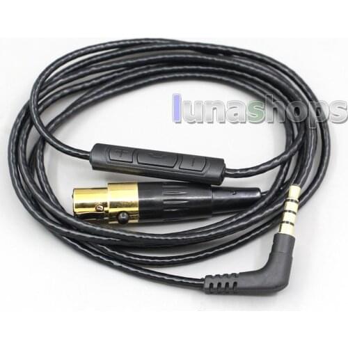 LN004982 With Mic Remote Cable For AKG Q701 K702 K271s 240s K271 K272 K240 K141 K171 K181 K267 K712 Headphone