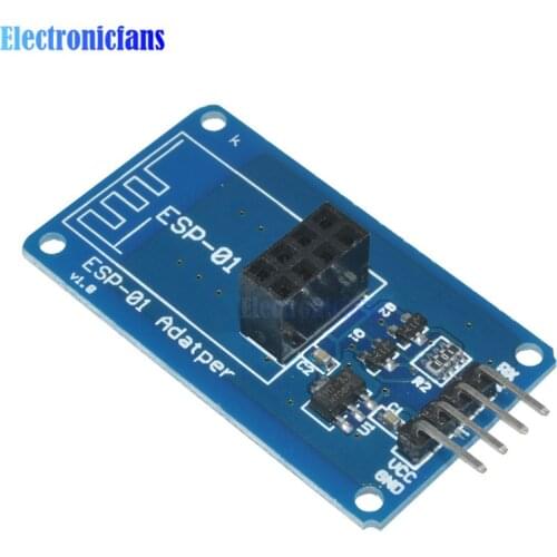 ESP8266 ESP-01 Serial WiFi Wireless Adapter Module 3.3V 5V Esp01 Breakout PCB Adapters Compatible For Arduino