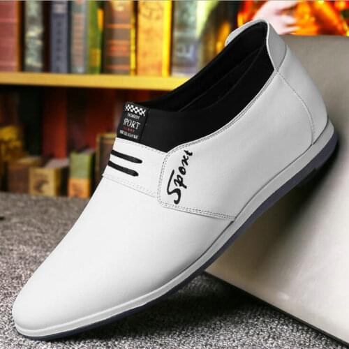 2021 New Mens Shoes Pointed Toe Men Dress Shoes Business Oxfords Shoes casual shoes Men Formal Shoes 569 587