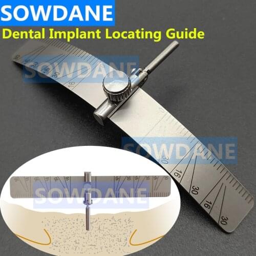 Dental Implant Locating Guide Dental Surgery Plant Position Locator Dental Positioning Angle Ruler Guage Autoclavable Tool