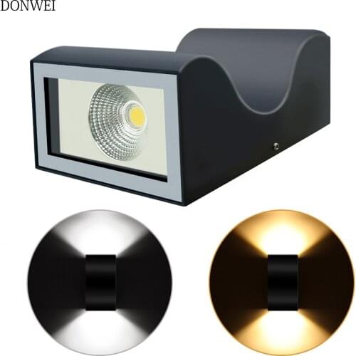 DONWEI 6W Garden Wall Lamp IP65 Outdoor Waterproof LED Wall Light Indoor Living-room Lighting Decoration Corridor wall light