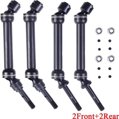 New CVD Steel Front & Rear Drive Shaft Duty For Traxxas 1/10 Slash 4x4 SLA017 SLA018