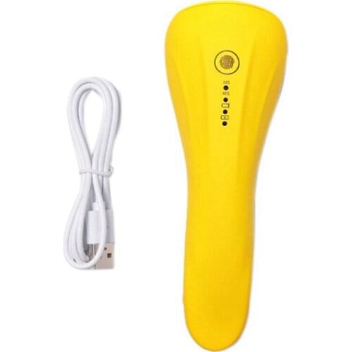 Rechargeable Nail Lamp 3 LEDs Handheld Cordless Mini Battery Timer Nail Dryer UV LED Nail Light