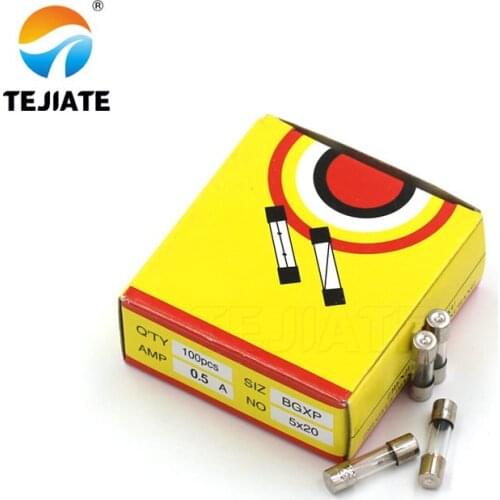 100pcs 5*20 6*30 Glass Fuse Fast Fuse Not Fuse Kit 250V 0.1A 0.2A 0.5A 1A 2A 3A 4A 5A 6A 7A 8A 10A 12A 15A 20A Quick Blow Hot