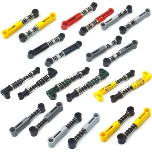 Spring 18404 76138 76537 high-tech MOC Parts soft hard Spring Building Blocks Self-Locking Bricks Shock Absorber Accessories
