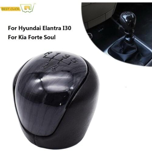 5 Speed Gear Shift Knob For Hyundai Elantra I30 2008-2012 For KIA Forte Cerato Koup 2009-2013 Car-styling Shifter Lever Handball