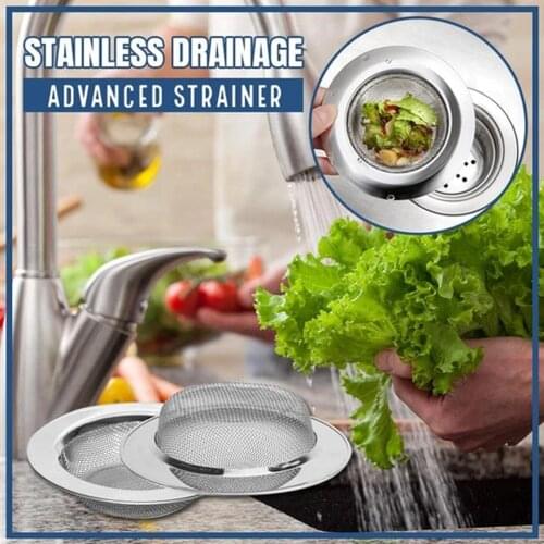 2021 Stainless Steel Sink Filter Home Kitchen Net Supplies Fine Mesh Sink Drainage Advanced Strainer Sink Filter Sewer