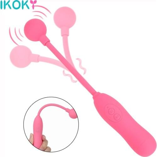 Clitoris Stimulator G Spot Vibrator Silicone Vaginal Balls Bullet Egg Nipple Anal Vibrator Erotic Flirting Sex Toys for woman