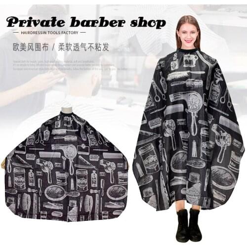 Hair cutting cloth Hair salon professional high-end barber shop haircut cloth Non-stick hairdressing cloth Apron for hair salon