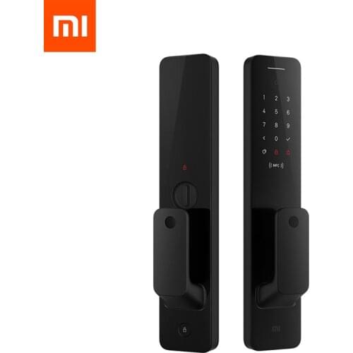 Xiaomi Fully automatic push-pull smart lock Biometric Fingerprint NFC Security Smart Lock Work with Apple HomeKit & Mi Home App