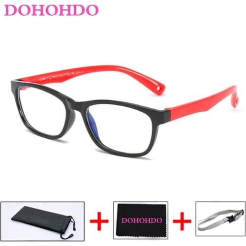 DOHOHDO 2020 Kids Optical Glasses Frame Child Boy Girl Myopia Prescription Eyeglass Frames Eyewear Spectacle Frame Oculos De Sol