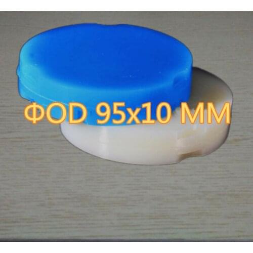 10 Piece 100% Resin Wax 95x10 MM Blue & White Dental Wax Blanks For CAD CAM Milling Zirkonzahn System Wax Disc Crown Bridge