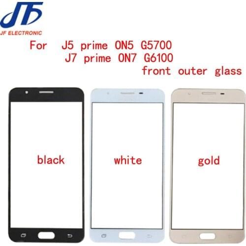 10pcs Touch Screen Replacement For Samsung Galaxy J5 Prime G5700 On5 2016 J7 Prime G6100 On7 Front Outer Glass Lens part