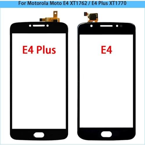 10PCS New E4 Touchscreen For Motorola Moto E4 Plus XT1770 XT1773 Touch Screen Panel Digitizer Sensor LCD Front Glass XT1762