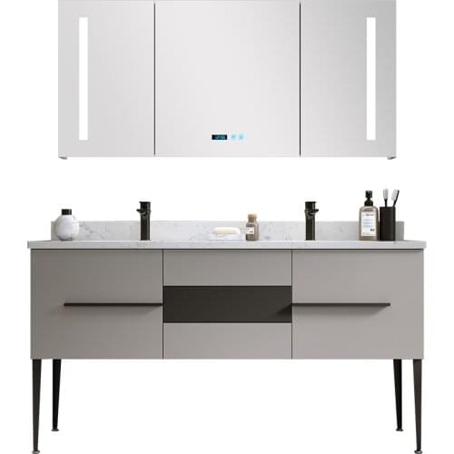 2020 new bathroom furnitures multilayer solid wood vanity solid timber bathroom cabinets SV247