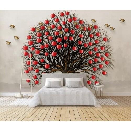 3D Embossed Money Tree Wallpaper Wall Mural for Bedroom Contact Paper Home Wall Decor Wall Paper Art Wall Photo Wallpaper