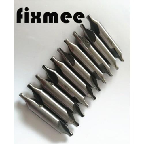 3X8mm HSS Combined Center Drills Bits 60 Degree Countersink Drill Set For Power Tools