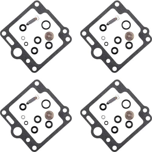 4 Sets Carburetor Repair Rebuild Kit Motorcycle Fit for Yamaha FJ1100LC FJ1100NC FJ1200SC FJ1200TC 1986 1987