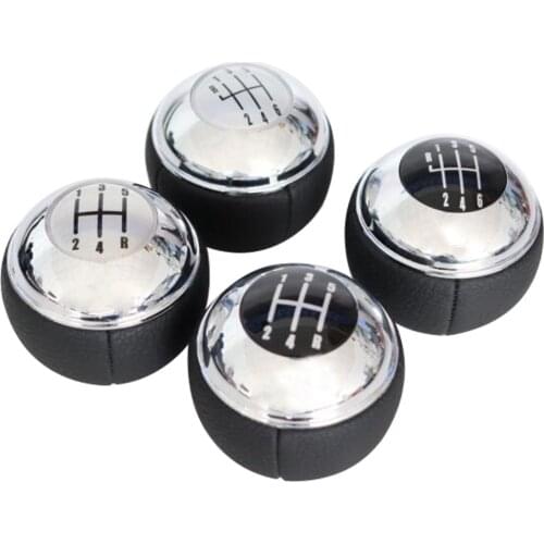 6 5 Speed Chrome Car Gear Shift Knob Shifter Lever Hand Ball For Mini R50 One D R52 R53 Cooper S 3 Doors 2001-2008