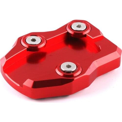 Motorcycle Accessories CNC Kickstand Sidestand Stand Extension Enlarger Pad For HONDA PCX 125 PCX125 PCX150 PCX 150 2016 2017