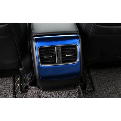 For Honda Accord Sedan 10th 2018 2019 2020 2021 Car Garnish Trim Stainless Steel Rear Upside Air Conditioning Outlet Vent 1pcs