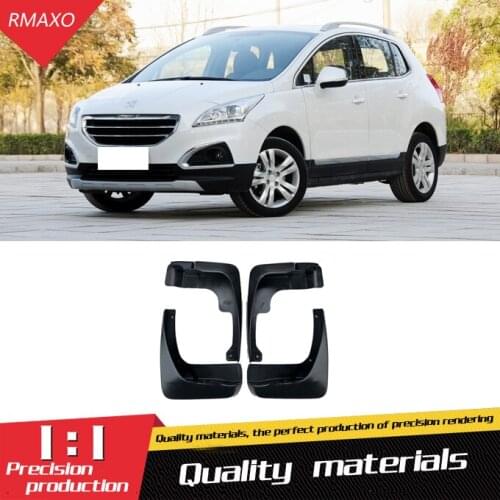 For Peugeot 3008 2012-2014 Mudflaps Splash Guards Front With the color and rear Mud Flap Mudguards Fender Modified special