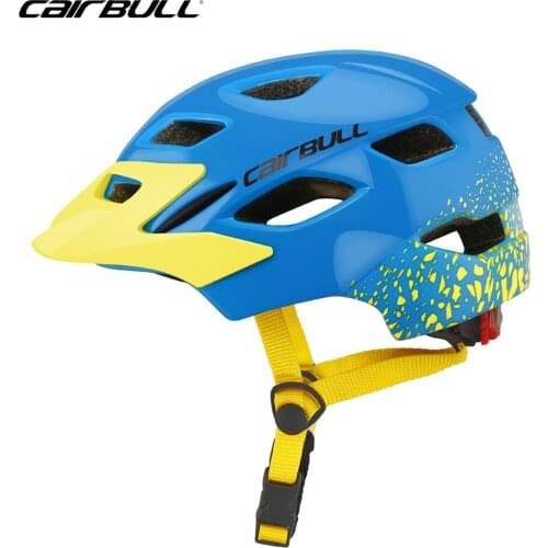 CAIRBULL Kid & Youth Helmet With Tail Light For MTB Road Folding Balance Bike Bicycle Helmet Children Outdoor Sports Safe Helmet