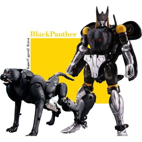 Transformation HasbTKR 16CM MP-34S BlackPanther Commander Beast Wars BW Autobots CAR Action Figure Deformation Robot Toys