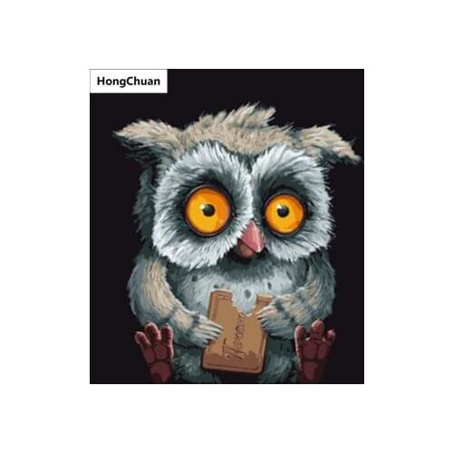 Cute Owl Animal Mural 5D DIY Square/Round Diamond Painting Mosaic Cross Embroidery Handicraft Home Decoration Christmas Gift