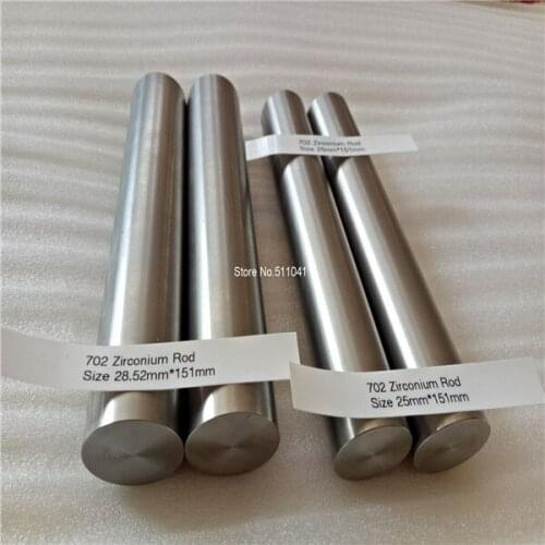 Grade 702 Zirconium bar zrconium rod 23mm diameter x 914mm long,3pcs wholesale price,free shipping
