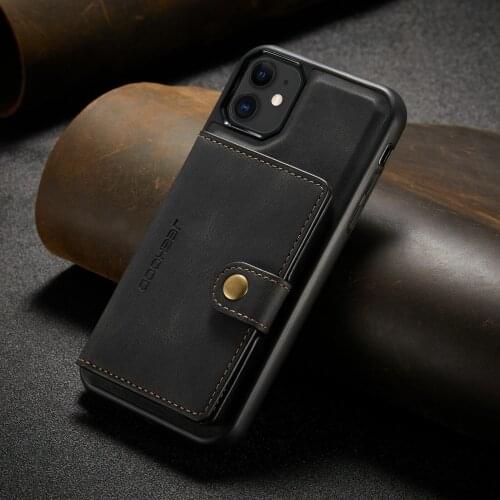 Multiple Card Slots Leather Case for Iphone 12 Pro Max Mini 11 Xs Xr X 7 8 Plus SE 2020 Wallet Bag Cover Coque