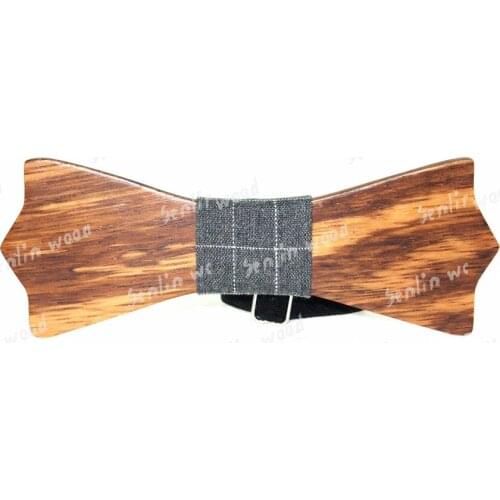 Fashion Western Wood Gentleman Bow Ties Handmade Butterfly Wedding Party Bow Ties Butterfly Wooden Unique Tie for Man