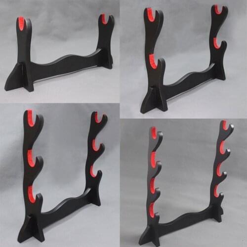 Padded Protect Japanese Samurai Sword Katana Wakizashi Tanto Flute Golf Clubs Stand Holder Display (1 2 3 4 Layer Available)