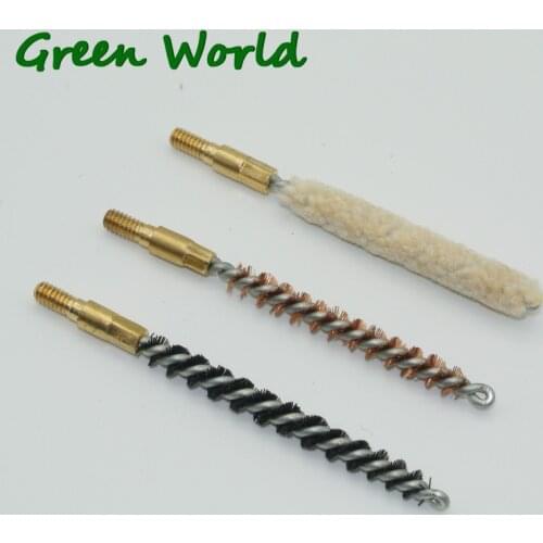 Green World 3pcs/lot .17cal ,.177cal Gun Cleaning Brush Kit,Airgun Cleaning Brush
